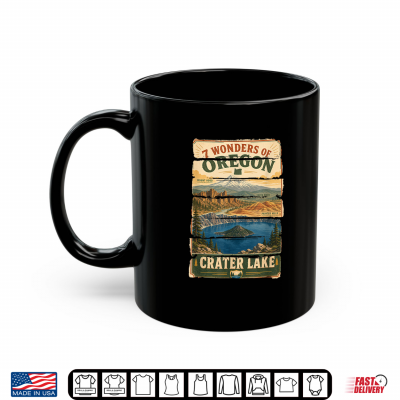 Mug Oregon 7 Wonders Crater Lake Pacific Northwest Graphic Shirt