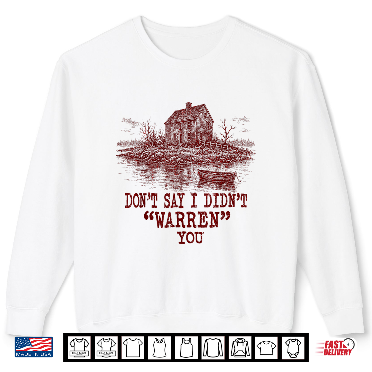 Don’T Say I Didn’T Warren You Haunted House Shirt Don’T Say I Didn’T Warren You Haunted House Shirt