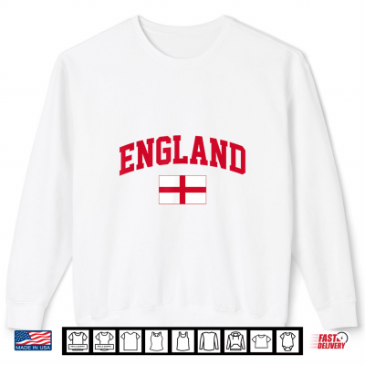 Sweatshirt England with England Flag English Pride Men Women Shirt