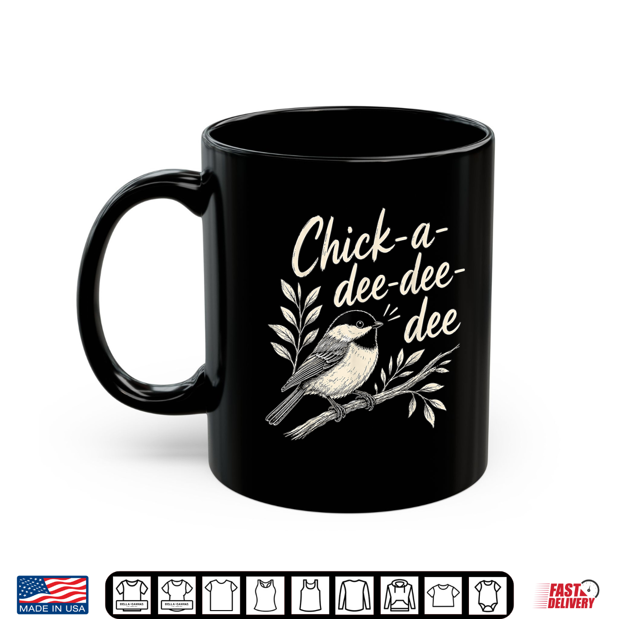 Chick A Dee Dee Dee Cute Chickadee Bird Shirt Chick A Dee Dee Dee Cute Chickadee Bird Shirt