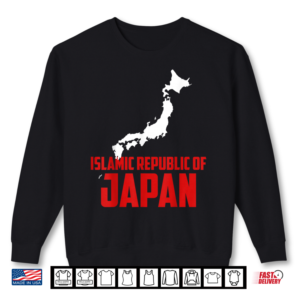 Funny Islamic Republic Of Japan Fictional Travel Humor Men Shirt Funny Islamic Republic Of Japan Fictional Travel Humor Men Shirt