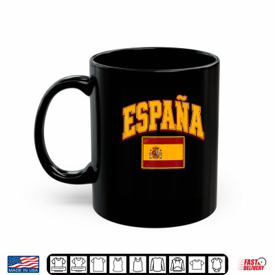 Mug Vintage Spain Spanish Flag Espana Shirt