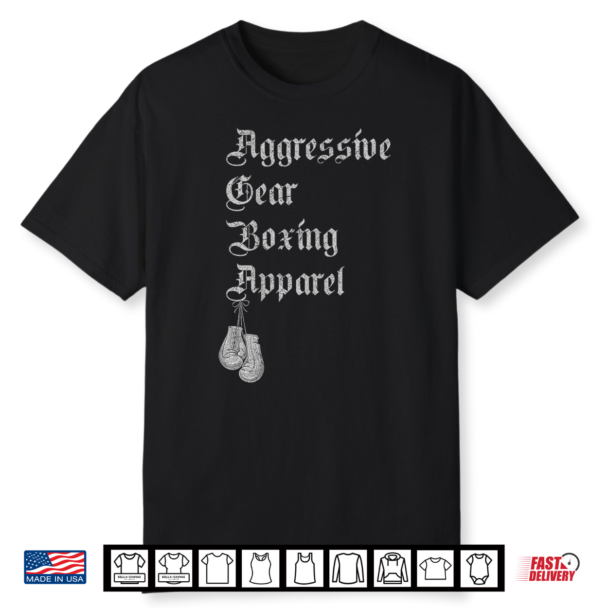 Aggressive Gear Boxing Apparel Shirt Aggressive Gear Boxing Apparel Shirt