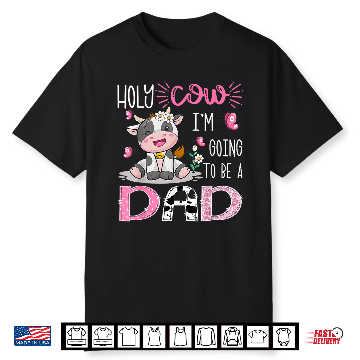 I’M Going To Be A Dad Farm Cow Gender Reveal Party Shirt I’M Going To Be A Dad Farm Cow Gender Reveal Party Shirt