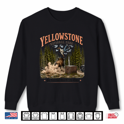 Yellowstone National Park Do Not Pet The Fluffy Cows Vintage Shirt 2 Sweatshirt Yellowstone National Park Do Not Pet The Fluffy Cows Vintage Shirt