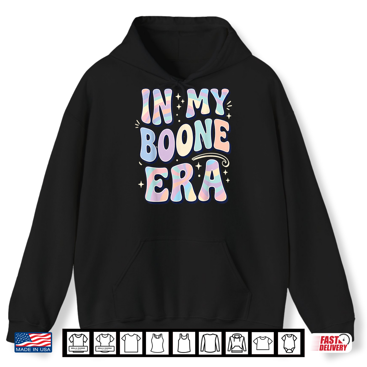 In My Boone Era Funny Boone Heart Men Women Kids Groovy Shirt In My Boone Era Funny Boone Heart Men Women Kids Groovy Shirt