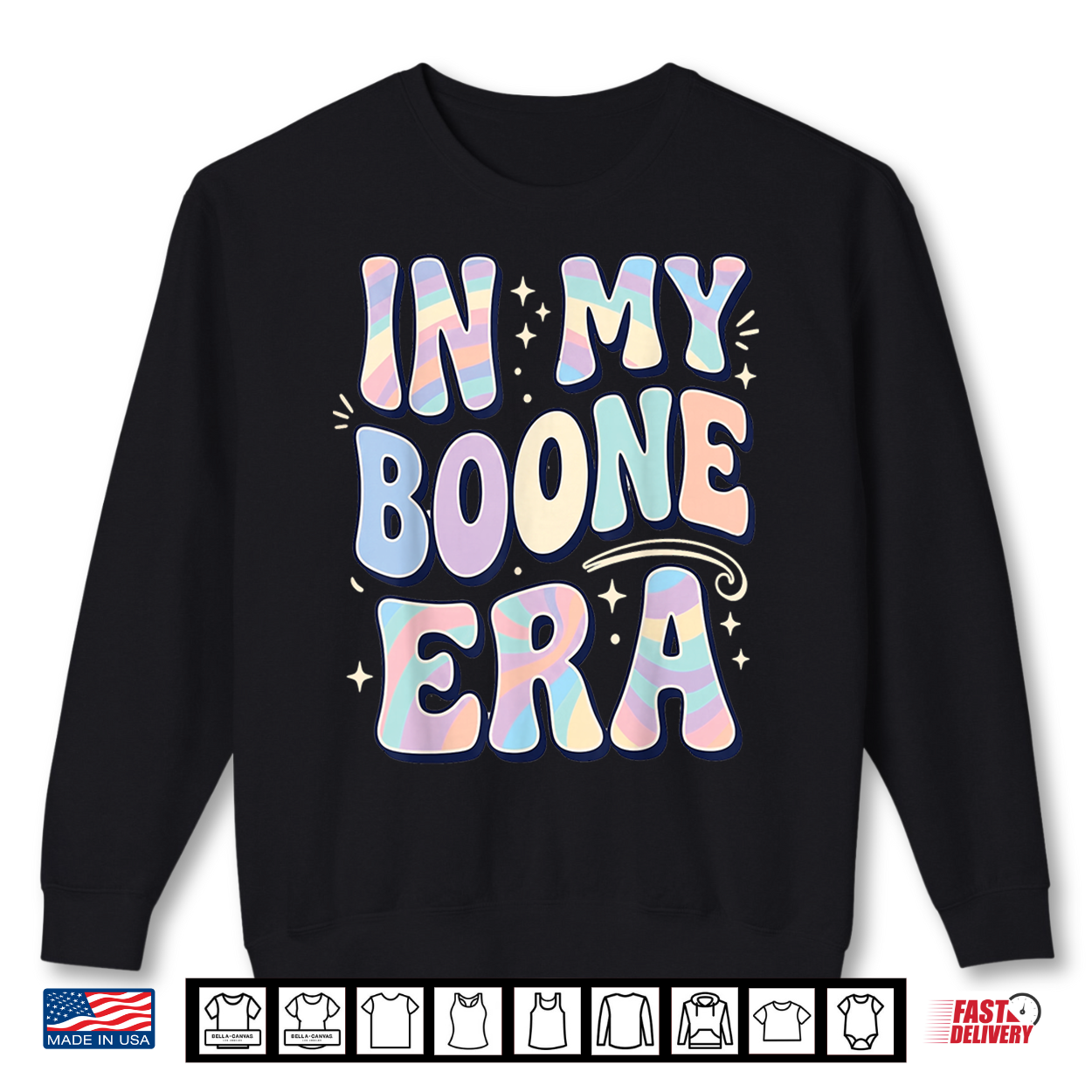 In My Boone Era Funny Boone Heart Men Women Kids Groovy Shirt In My Boone Era Funny Boone Heart Men Women Kids Groovy Shirt