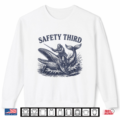 Safety Third Nautical Whale Rider Shirt 2 Sweatshirt Safety Third Nautical Whale Rider Shirt