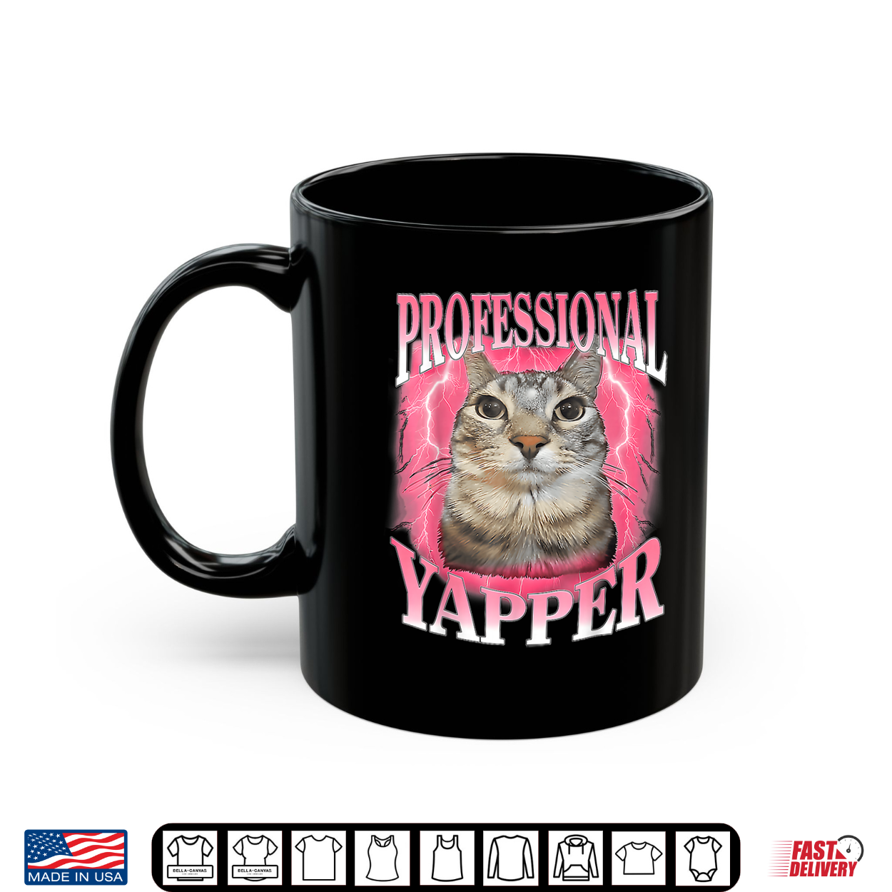 Professional Yapper Cat Funny Oddly Specific Dank Meme Shirt Professional Yapper Cat Funny Oddly Specific Dank Meme Shirt
