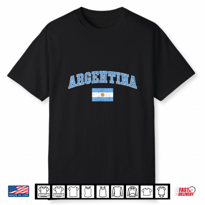 Argentina Flag Men Women Kids Shirt