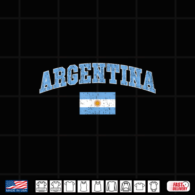 Argentina Flag Men Women Kids Shirt 4 Design Argentina Flag Men Women Kids Shirt