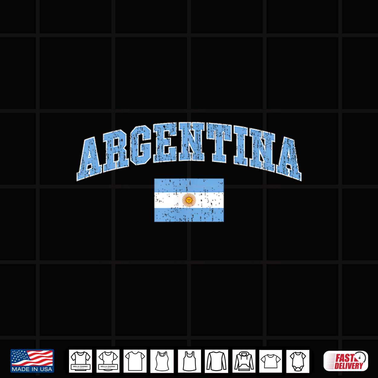 Argentina Flag Men Women Kids Shirt Argentina Flag Men Women Kids Shirt