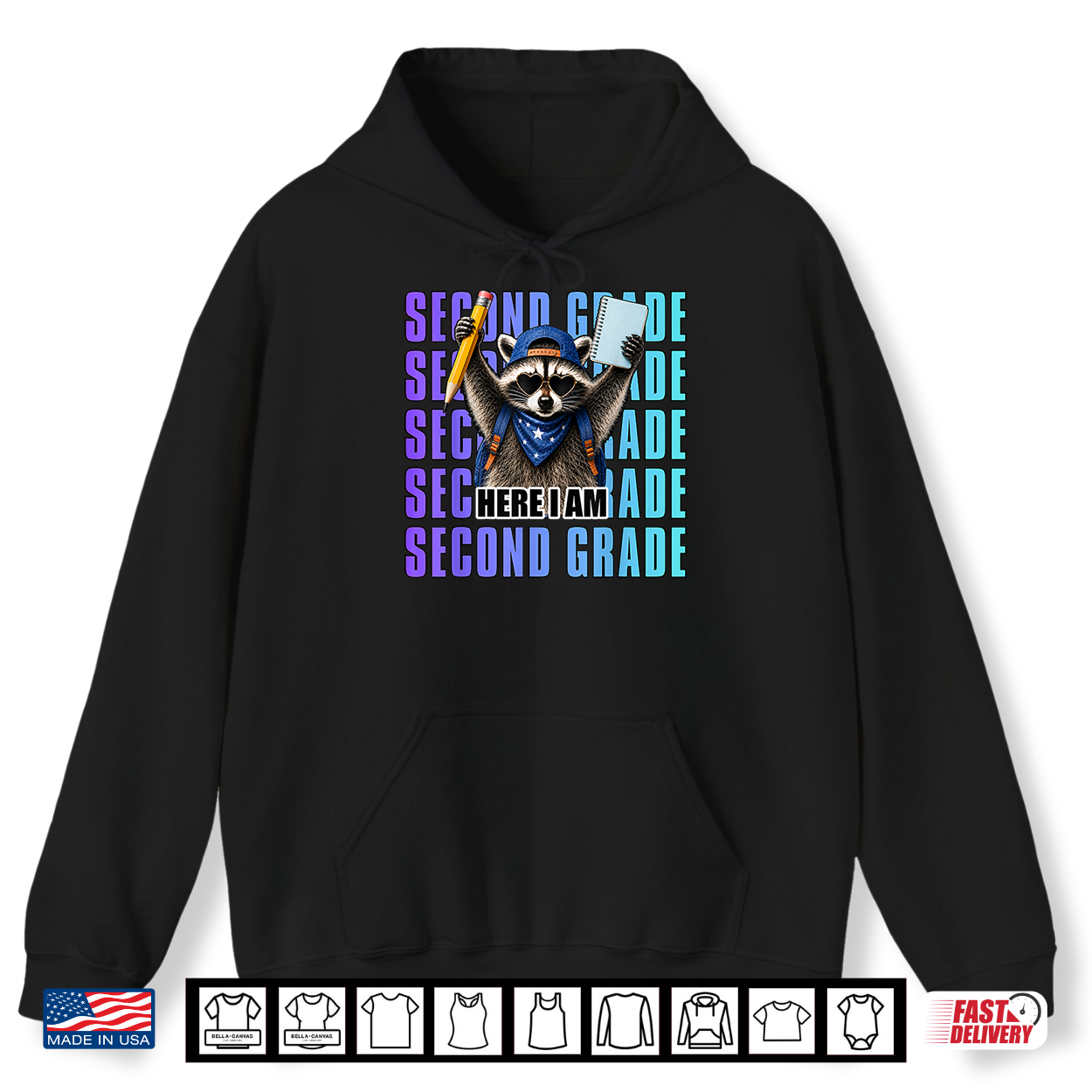 Second Grade First Day Of School Raccoon 2Nd Grade Teacher Shirt Second Grade First Day Of School Raccoon 2Nd Grade Teacher Shirt