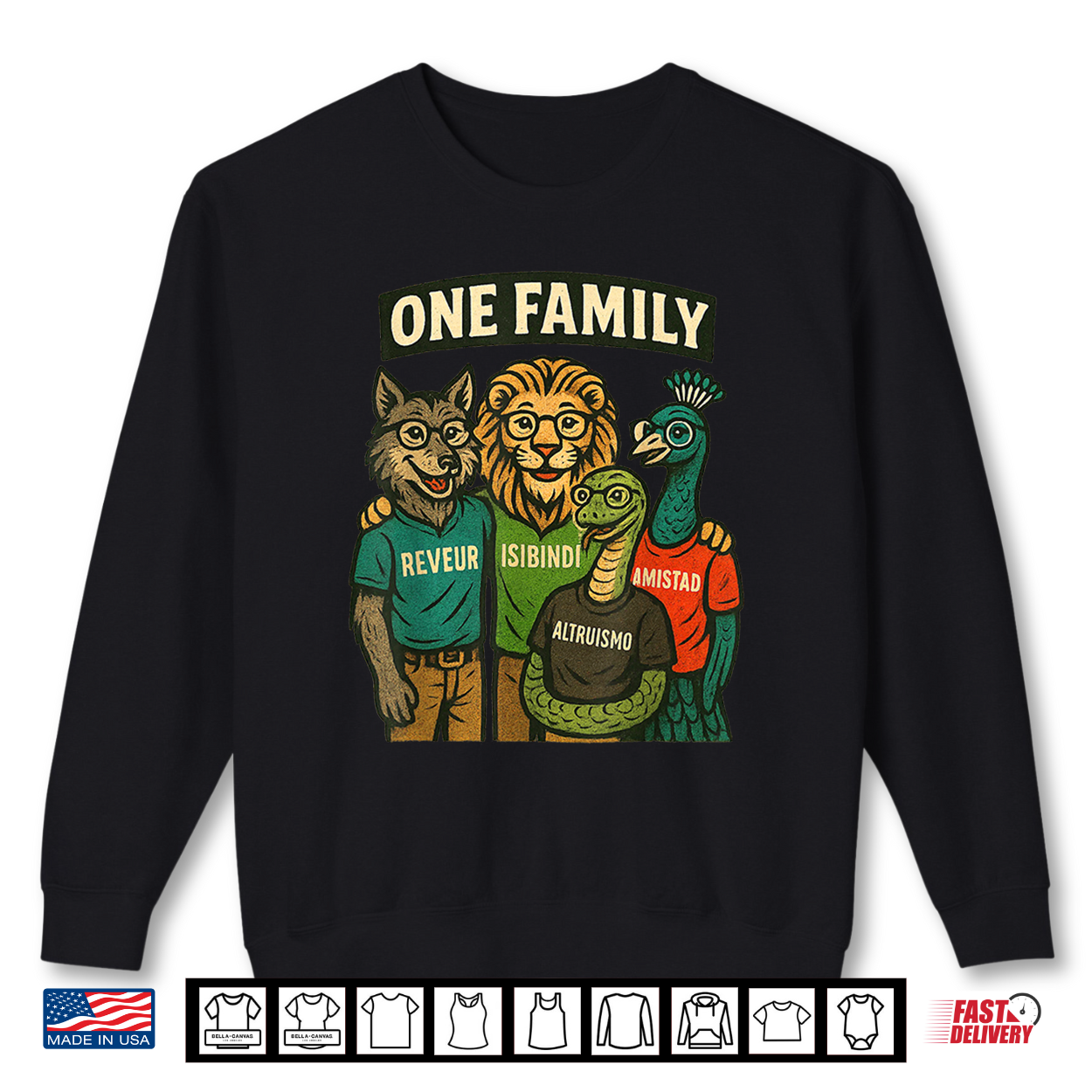 Isibindi Reveur 4 Houses 1 Family Shirt Isibindi Reveur 4 Houses 1 Family Shirt