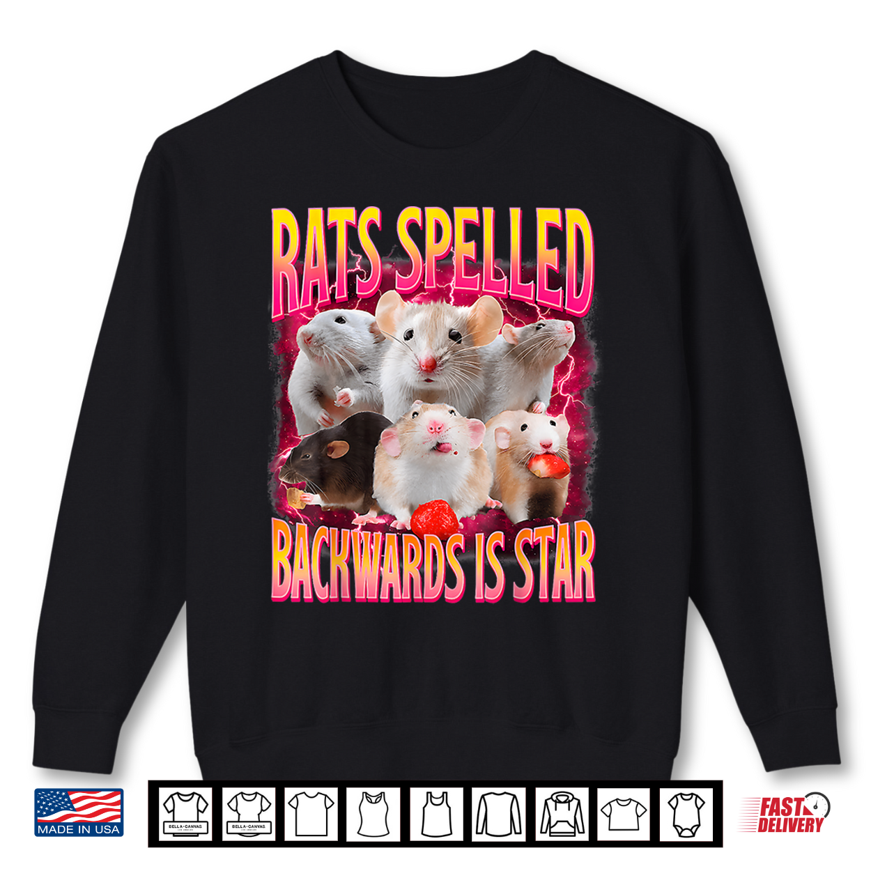 Rats Spelled Backwards Is Star Funny Gen Z Humor Rat Meme Shirt Rats Spelled Backwards Is Star Funny Gen Z Humor Rat Meme Shirt