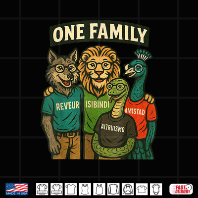Isibindi Reveur 4 Houses 1 Family Shirt 4 Design ISIBINDI REVEUR 4 Houses 1 Family Shirt