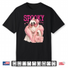 Glam Ghost Preppy Spooky Boo Halloween Boujee Leopard Girly Shirt
