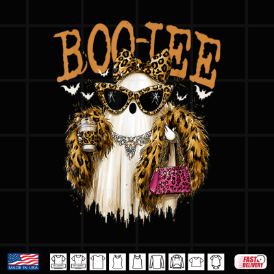Coquette Leopard Boo Jee Halloween Boujee Ghost Shirt 4 Design Coquette Leopard Boo JEE Halloween Boujee Ghost Shirt