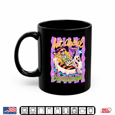 Mug Hot Ghoul Summer Halloween Beach Summerween Cocktail Shirt