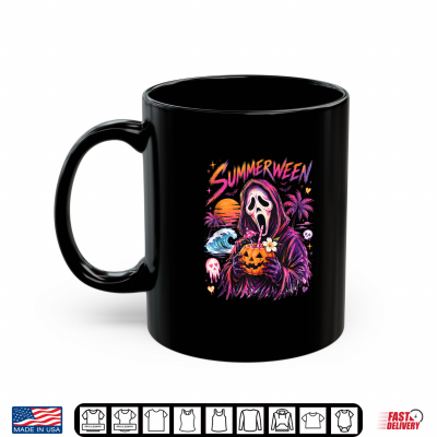 Summer Vibes Retro Spooky Ghost Halloween Long Vacation Shirt 3 Mug Summer Vibes Retro Spooky Ghost Halloween Long Vacation Shirt