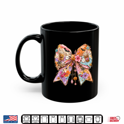 Mug Summerween Bow Coquette Summer Halloween Ghosts Beach Coffee Shirt