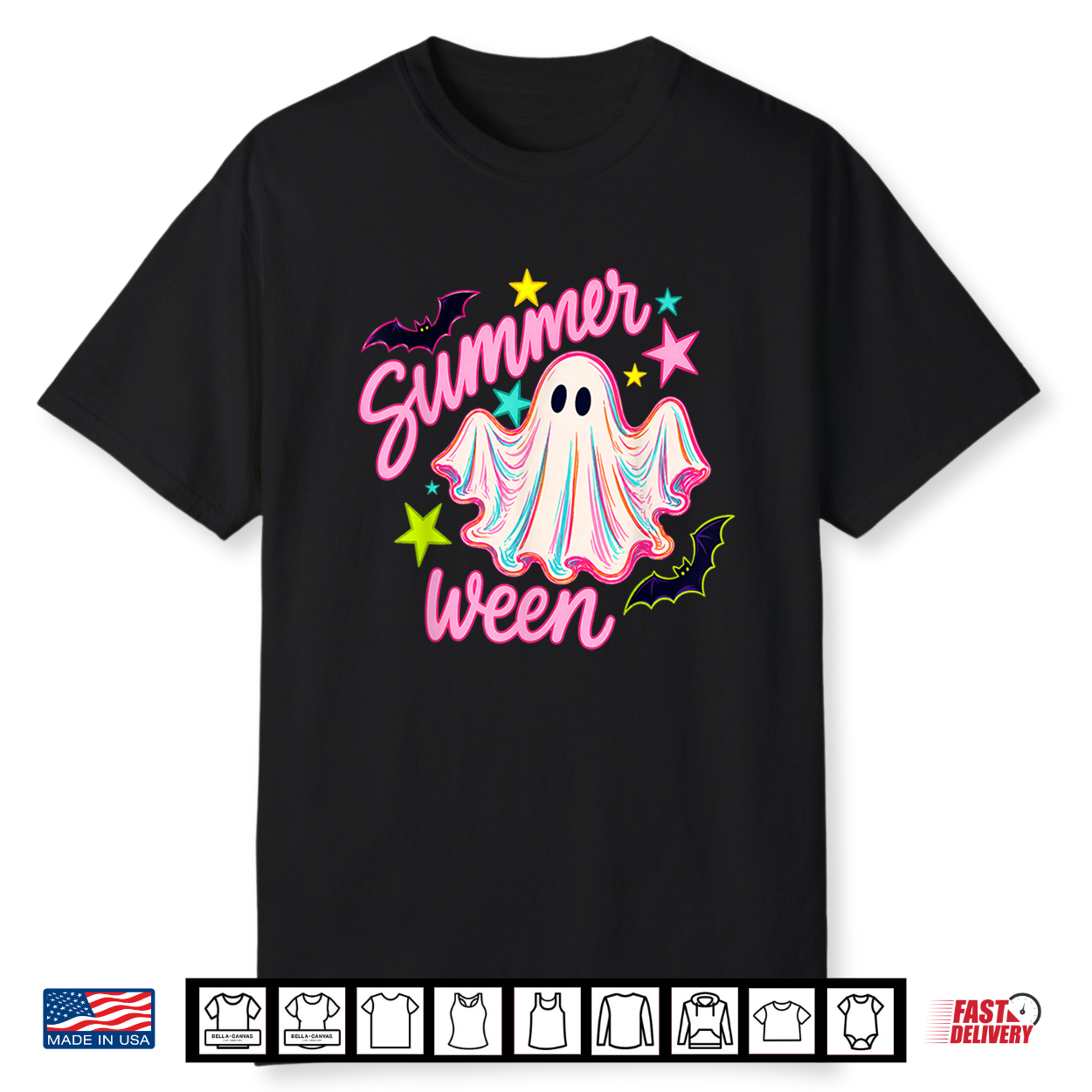 Summerween Funny Ghost Pumpkin Hawaii Beach Summer Halloween Shirt Summerween Funny Ghost Pumpkin Hawaii Beach Summer Halloween Shirt