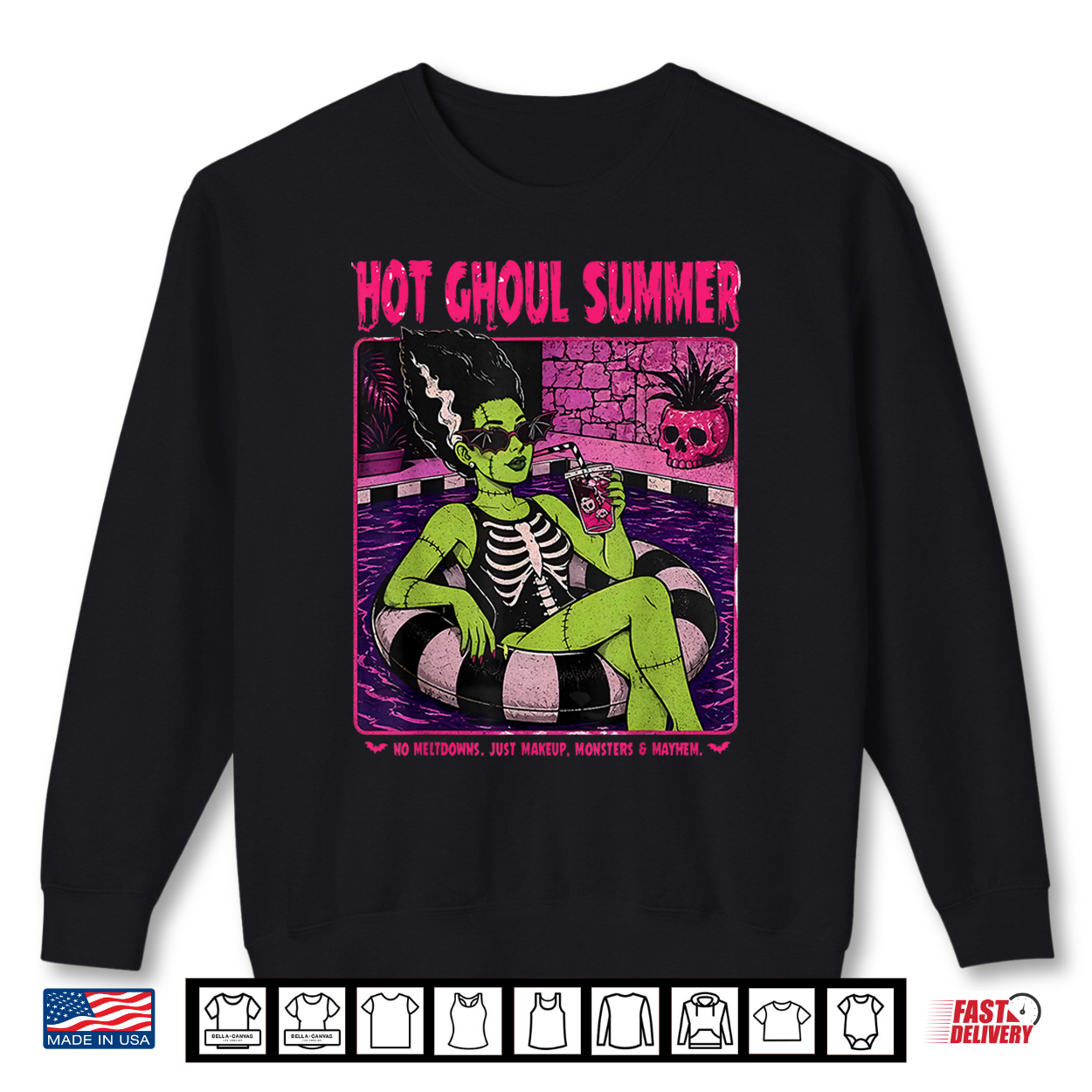 The Bride Frankenstein Monster Hot Ghoul Summer Shirt The Bride Frankenstein Monster Hot Ghoul Summer Shirt