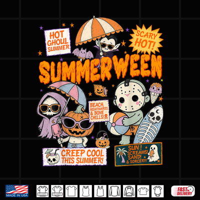 Summerween Vibes Shirt 4 Design Summerween Vibes Shirt