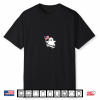 Ghost Skateboard Usa Flag Cute 4Th Of July Funny Halloween Shirt