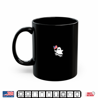 Ghost Skateboard Usa Flag Cute 4Th Of July Funny Halloween Shirt 3 Mug Ghost Skateboard USA Flag Cute 4th of July Funny Halloween Shirt