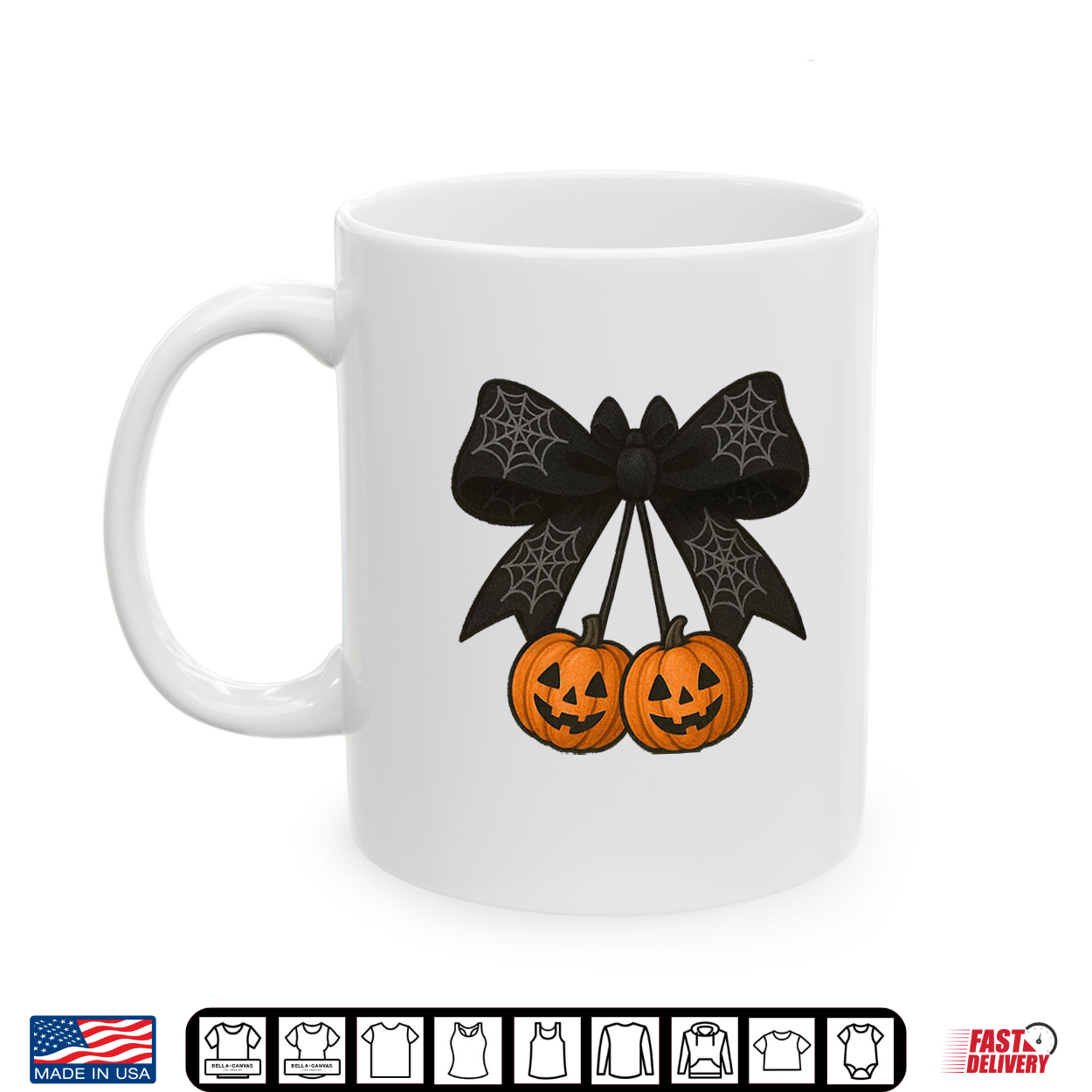Halloween Pumpkin Cherries Coquette Bow Spooky Ghost Bow Comfort Colors Crop Top Shirt Halloween Pumpkin Cherries Coquette Bow Spooky Ghost Bow Comfort Colors Crop Top Shirt