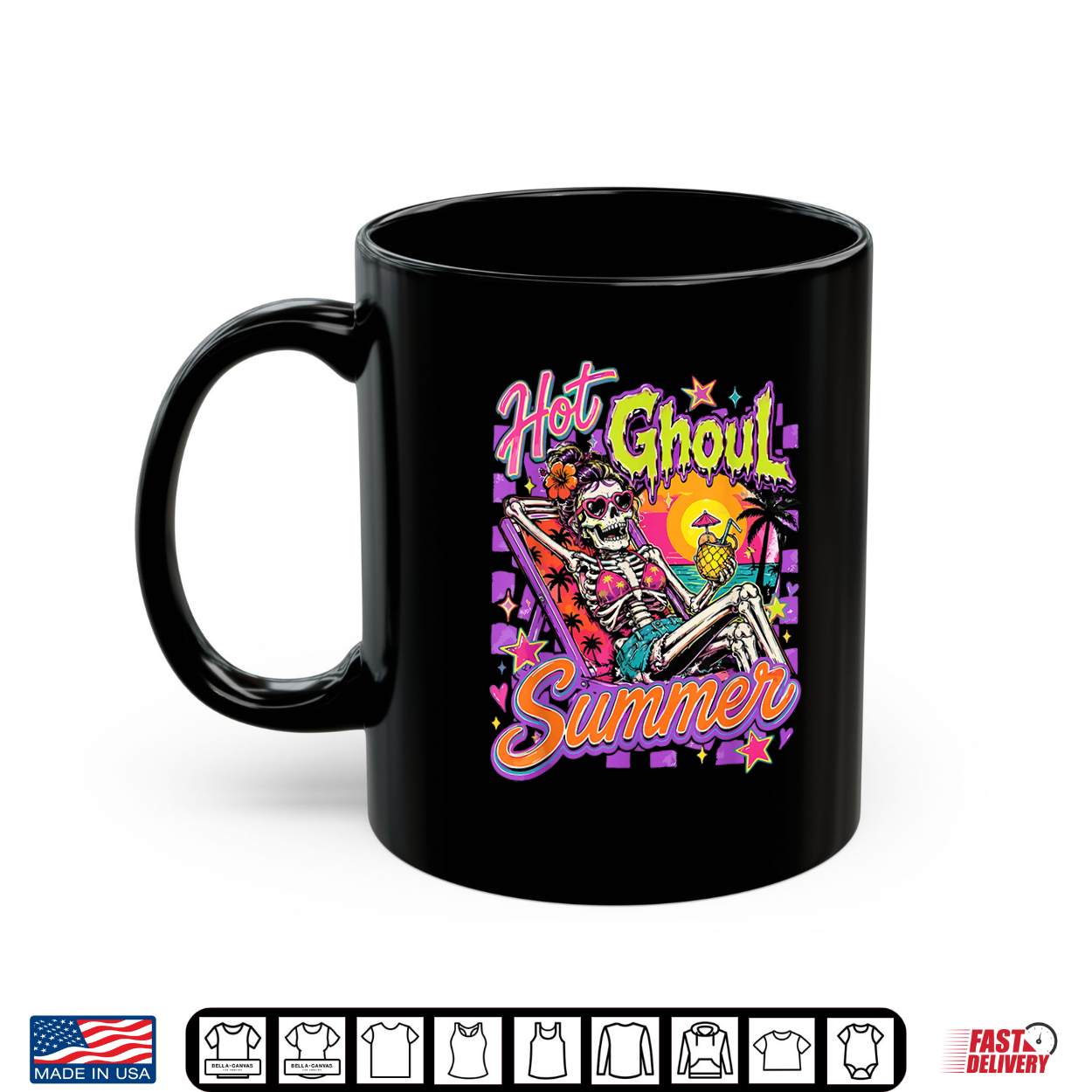 Hot Ghoul Summer Girly Skeleton Halloween Beach Summerween Shirt Hot Ghoul Summer Girly Skeleton Halloween Beach Summerween Shirt
