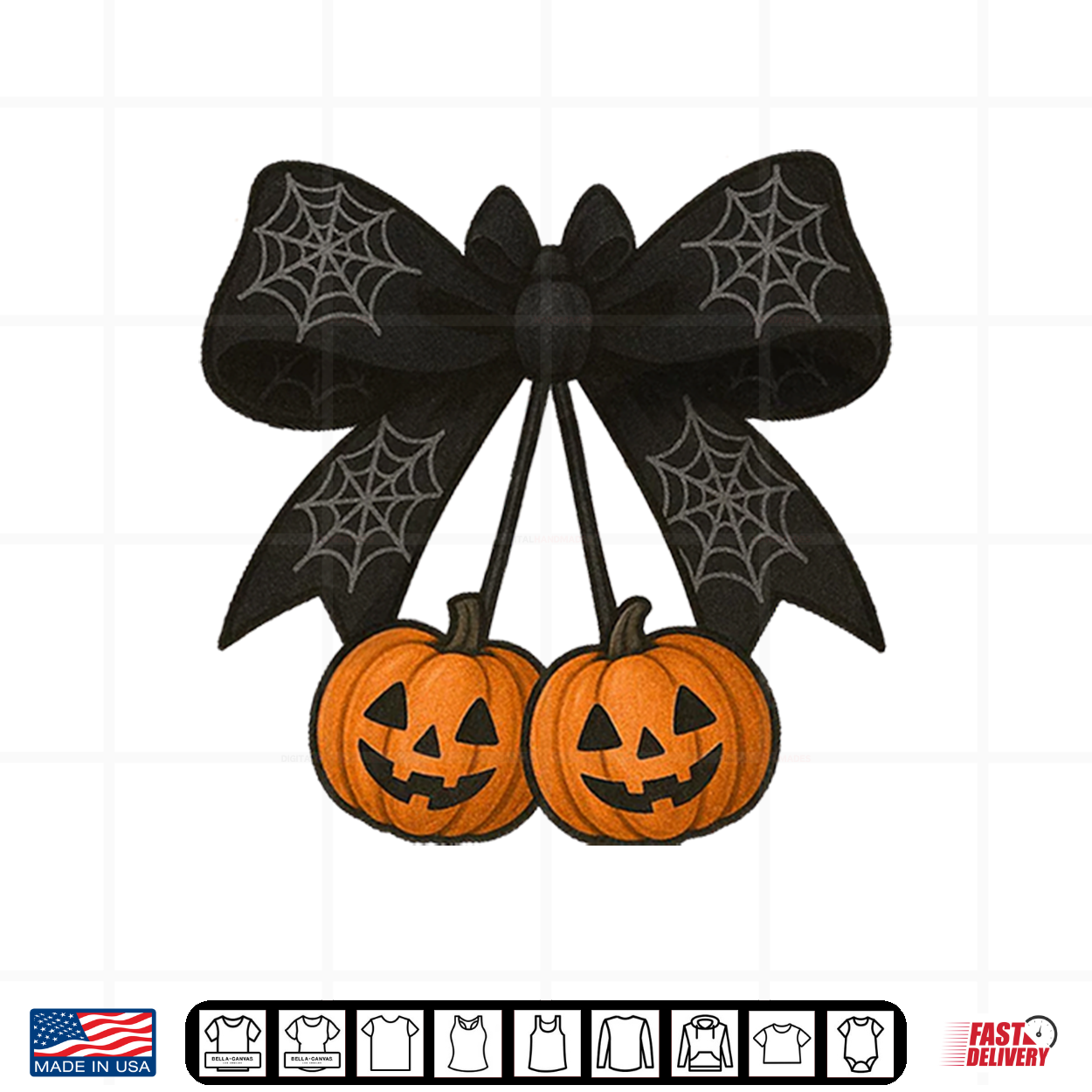 Halloween Pumpkin Cherries Coquette Bow Spooky Ghost Bow Comfort Colors Crop Top Shirt Halloween Pumpkin Cherries Coquette Bow Spooky Ghost Bow Comfort Colors Crop Top Shirt