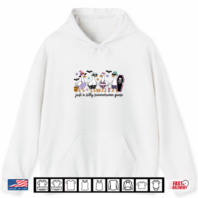 Just A Silly Summerween Goose Cute Halloween Summer Shirt 1 Hoodie Just A Silly Summerween Goose Cute Halloween Summer Shirt