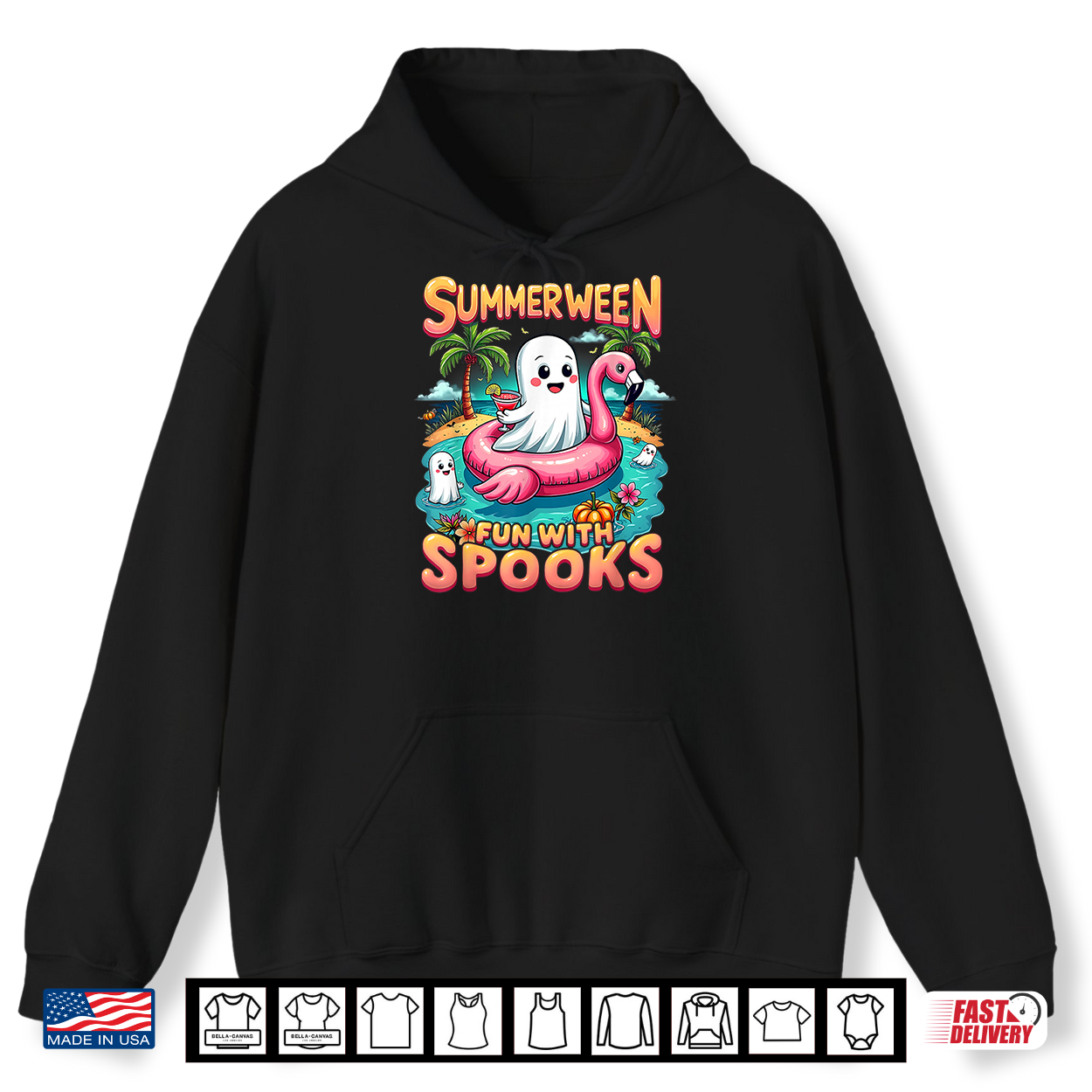 Summerween Spooky Ocean Wave Skull Shirt Summerween Spooky Ocean Wave Skull Shirt
