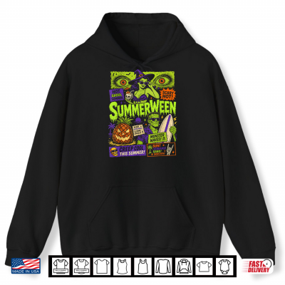 Summerween Vibes Spooky Summer Ghoul Summerween Goth Shirt 1 Hoodie Summerween Vibes Spooky Summer Ghoul Summerween Goth Shirt