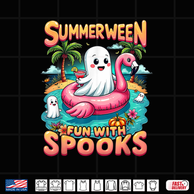 Summerween Spooky Ocean Wave Skull Shirt 4 Design Summerween Spooky Ocean Wave Skull Shirt