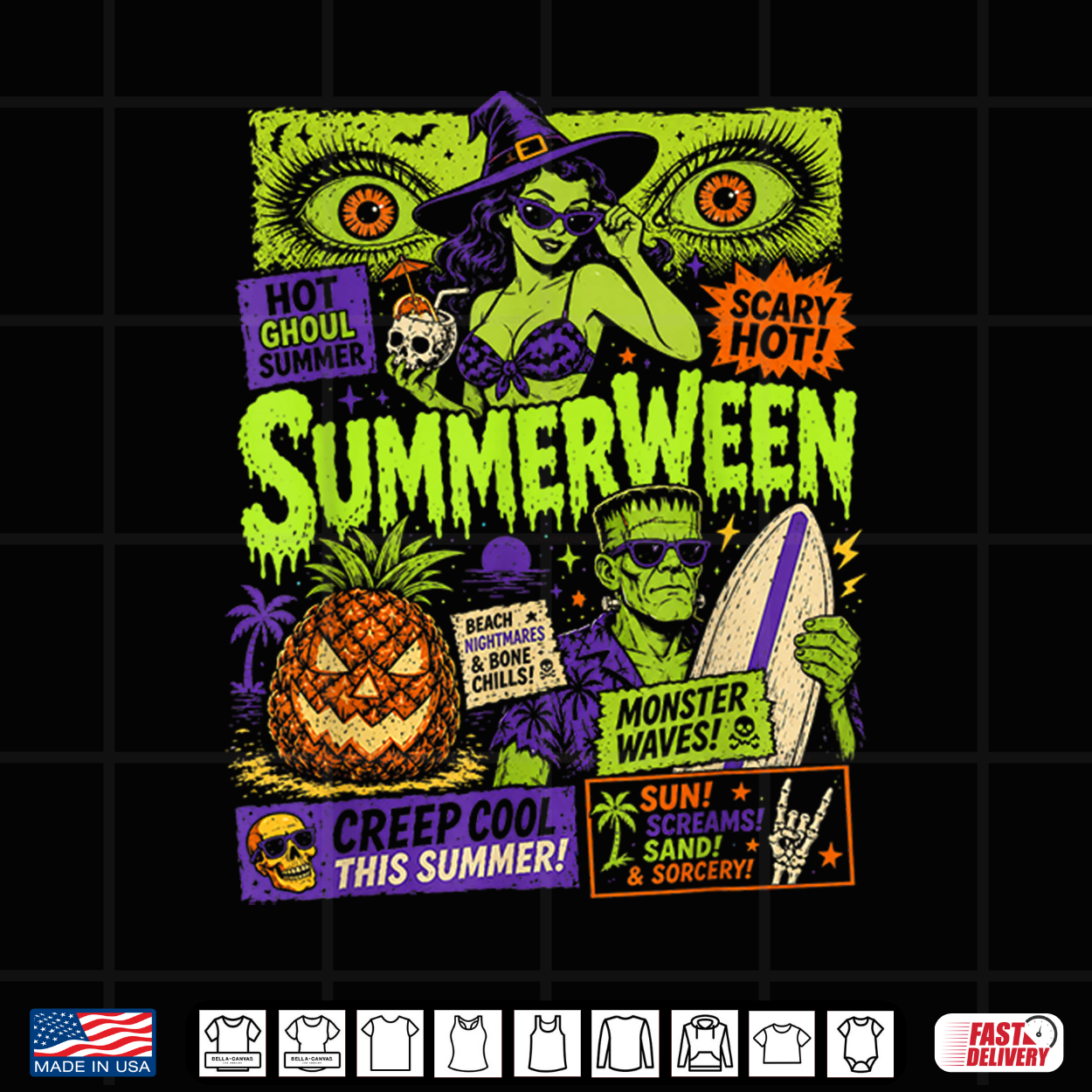 Summerween Vibes Spooky Summer Ghoul Summerween Goth Shirt Summerween Vibes Spooky Summer Ghoul Summerween Goth Shirt