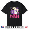 Groovy Halloween Ghost Boo I’M Three 3Rd Birthday Shirt