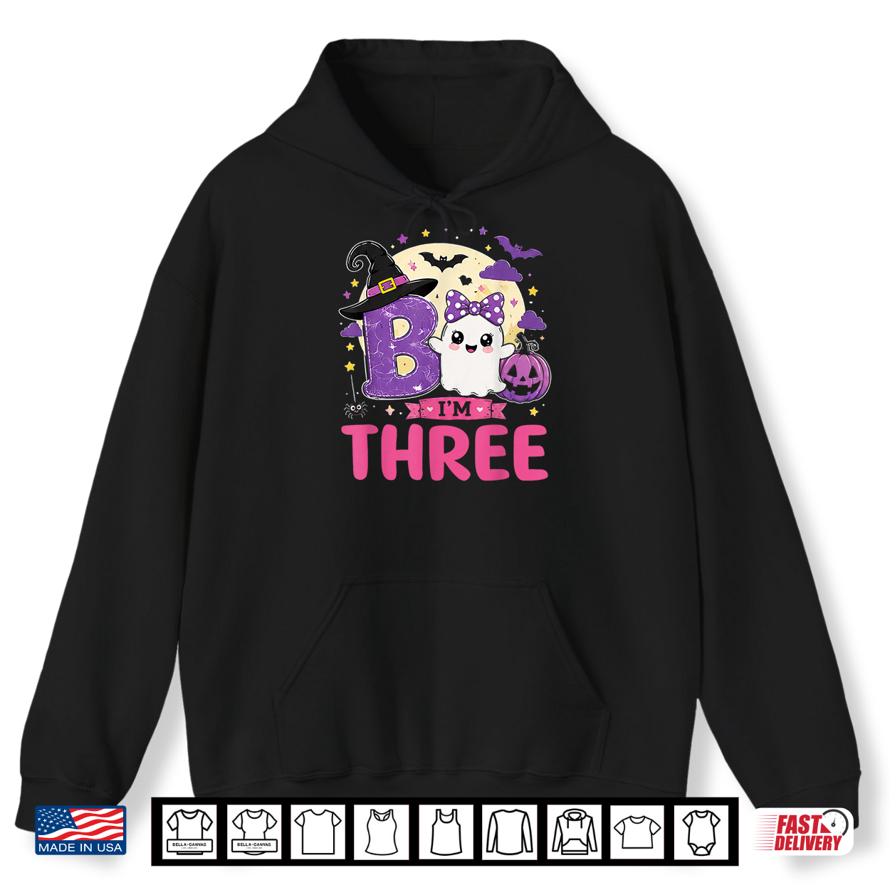 Groovy Halloween Ghost Boo I’M Three 3Rd Birthday Shirt Groovy Halloween Ghost Boo I’M Three 3Rd Birthday Shirt