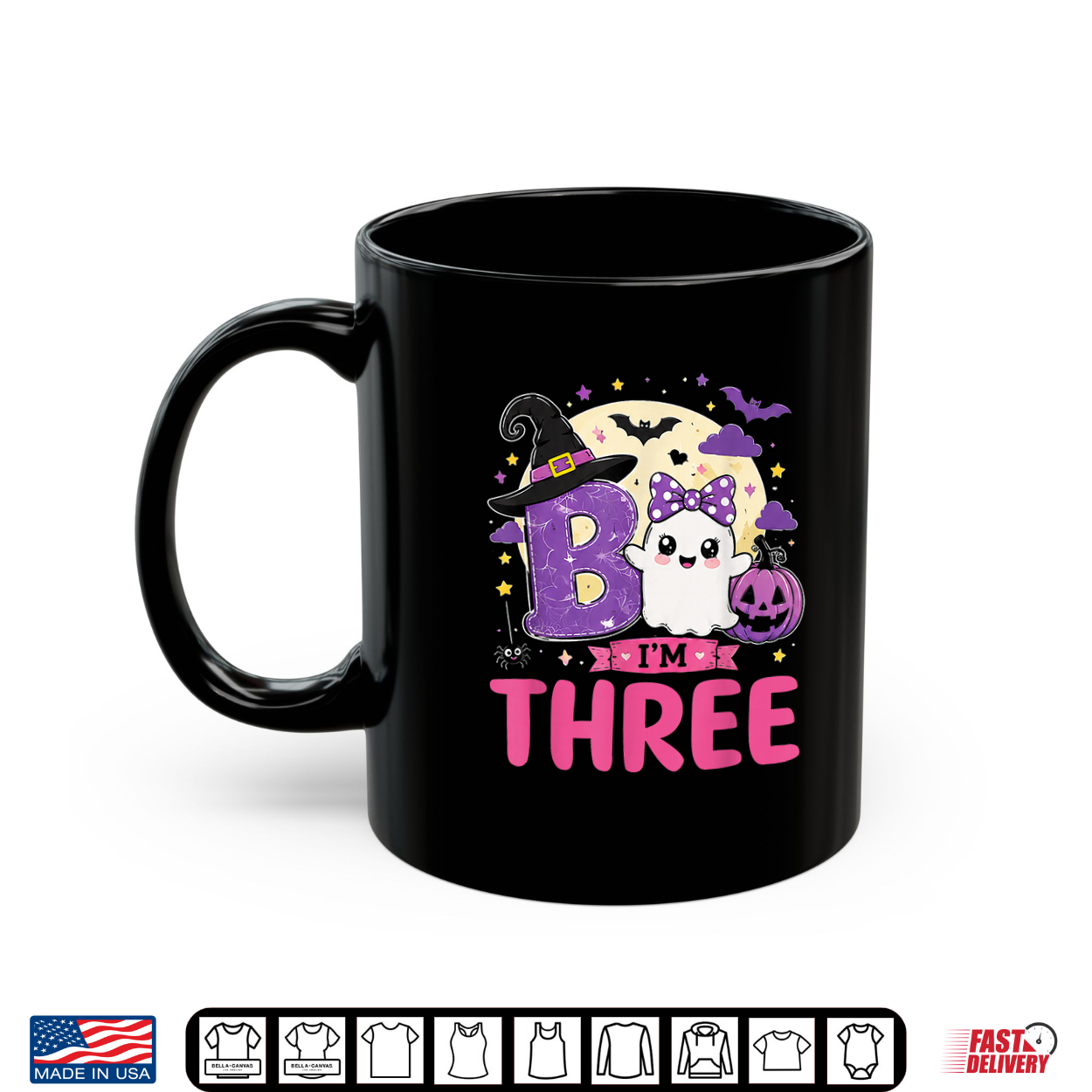 Groovy Halloween Ghost Boo I’M Three 3Rd Birthday Shirt Groovy Halloween Ghost Boo I’M Three 3Rd Birthday Shirt