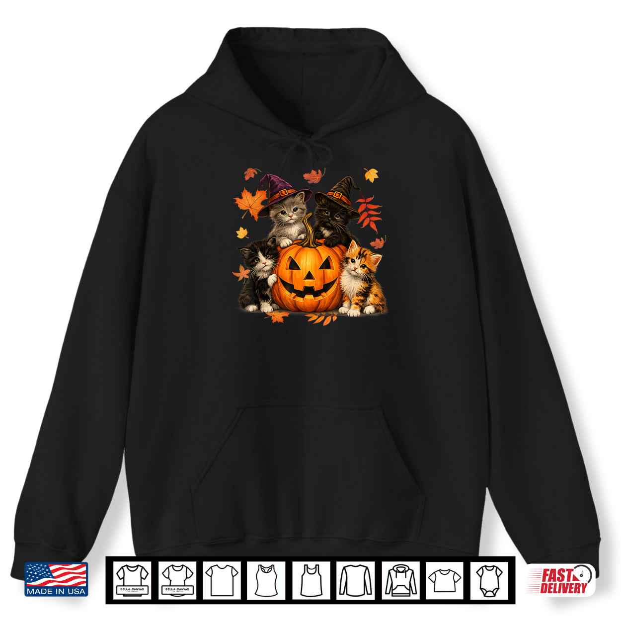 Halloween Cute Cats Pumpkin Spooky Season Men Women Shirt Halloween Cute Cats Pumpkin Spooky Season Men Women Shirt