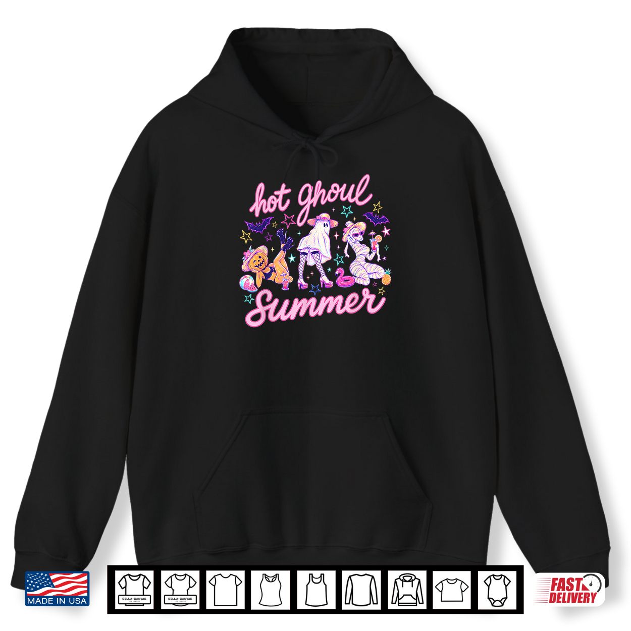 Hot Ghoul Summer Halloween Funny Ghost Spooky Vibes Shirt Hot Ghoul Summer Halloween Funny Ghost Spooky Vibes Shirt