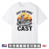 Just One More Cast Skeleton Fishing Halloween Fisherman Shirt