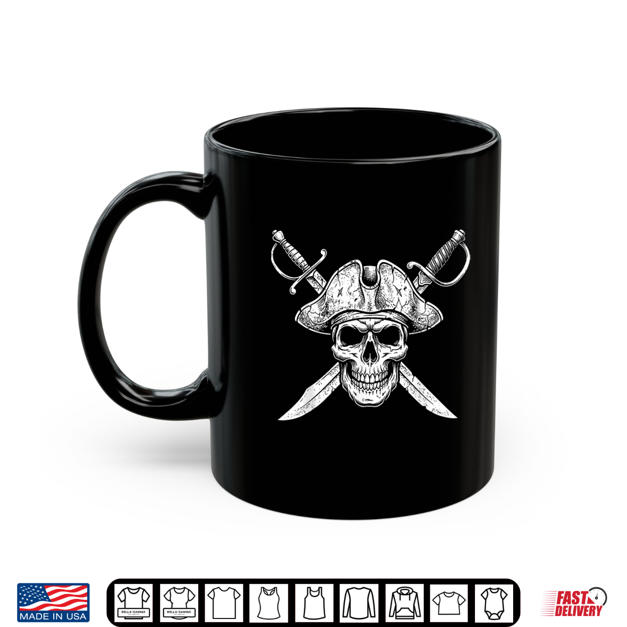 Pirate Skull And Crossbones Skeleton Halloween Shirt Pirate Skull And Crossbones Skeleton Halloween Shirt