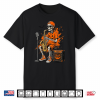 Skeleton Saxophone Halloween Funny Saxophonist Men Shirt