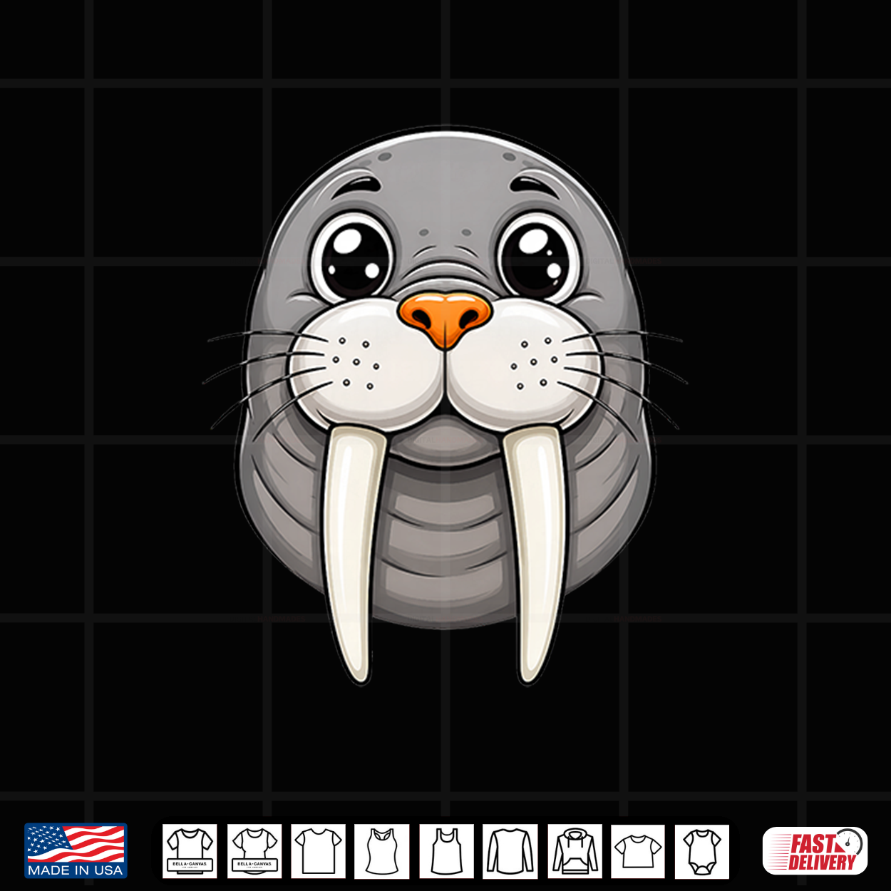 Walrus Halloween Costume Fun Cool Stylish Walrus Shirt Walrus Halloween Costume Fun Cool Stylish Walrus Shirt