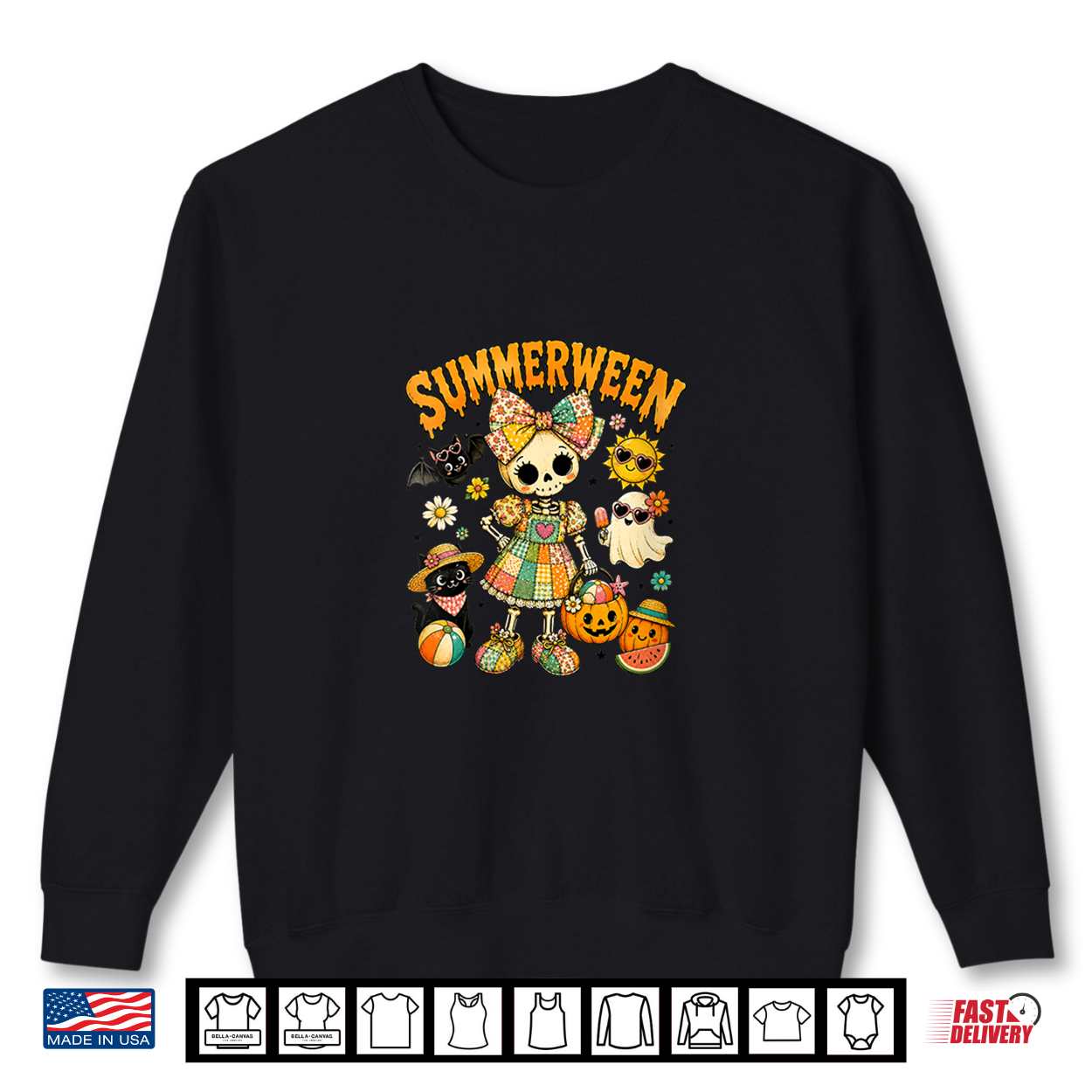Women’S Spooky Summerween Halloween Beach Shirt Women’S Spooky Summerween Halloween Beach Shirt