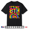 It’S My 8Th Birthday Bro 8 Year Old Boys Rainbow Shirt