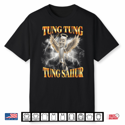 Angel Tung Tung Sahur Brainrot Meme Shirt